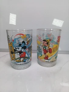 McDONALDS Disney World 100 Jahre Magie 25th Anniversary Tassen Gläser 2er Set - Bild 1 von 7