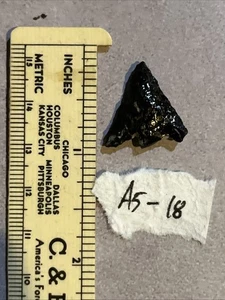 Authentic Obsidian Arrowhead Northwest/Southwest/Southern CA Estate Find A5-18 - Picture 1 of 2