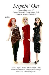 DD104 Steppin' Out pattern •17” Athletic body Deanna & DeDe Denton, Tonner - Picture 1 of 2