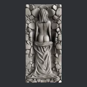 Modelos 3d STL para CNC, Artcam, Aspire, mujer de alivio - Imagen 1 de 3