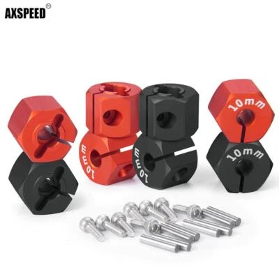 AXSPEED Metall 12mm Wheel Hex Radmitnehmer für Axial SCX10 1/10 RC Auto 8-12mm - Bild 1 von 4