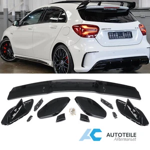 Dachspoiler HeckSpoiler Abrisskante für Mercedes Benz W176 Schwarz Lackiert - Bild 1 von 6