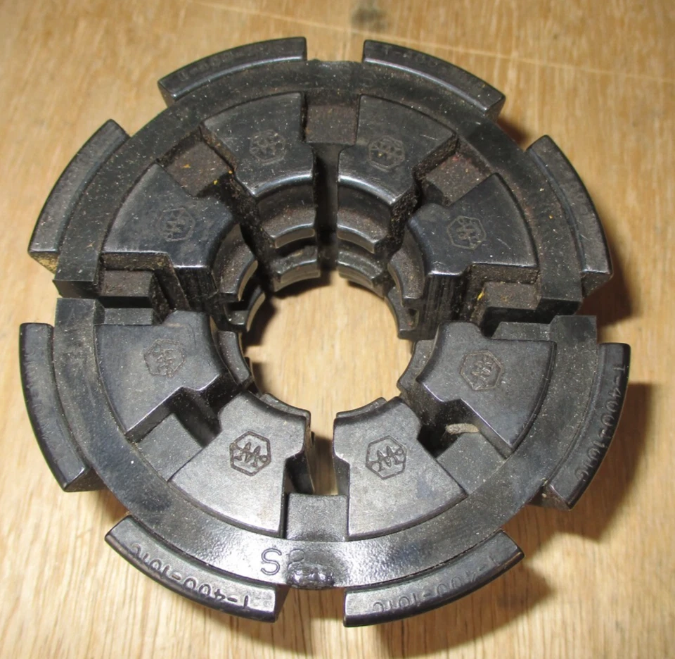 JUEGO DE TROQUELES CRIMPADORA DE MANGUERA HIDRÁULICA WEATHERHEAD # T400-101C JUEGO DE PINZAS Foto 1 de 1