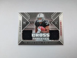 2022 Rookies & Stars Zamir White patch /249 Cross Training Las Vegas Raiders NFL - Picture 1 of 2