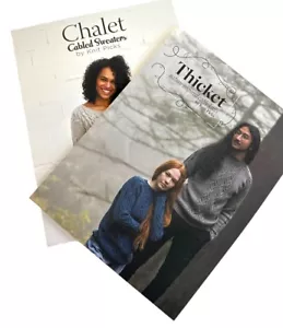 Chalet : Cabled Sweaters / Thicket: Nature Inspired Cable Knits - Knit Picks PB - Foto 1 di 17