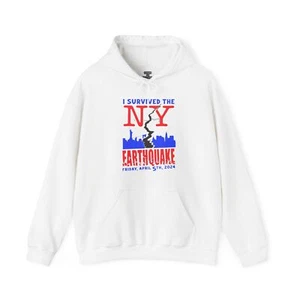 Sudadera con capucha I SOBREVIVIVE THE NY EQUAKE 2024 | 4 colores | algodón pesado calidad - Imagen 1 de 17