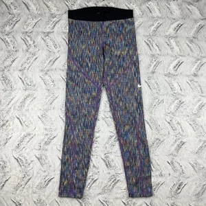 Nike Pro Hyperwarm Leggings Womens M Rainbow Colorful Dri Fit Running 831931-478 - Picture 1 of 13