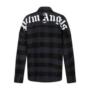 Palm Angels Hemd Überjacke L Schwarz - Bild 1 von 2