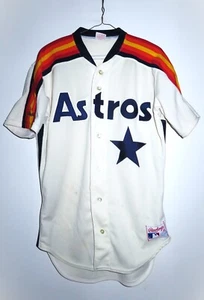 1980s Original Rawlings Authentic Houston Astros Home Jersey 40 Small-Medium - Picture 1 of 4