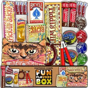 Fathers Day Herren Retro Geschenkbox, klassisches Spielzeug, klassische Süßigkeiten, Snackpflegepaket - Bild 1 von 6
