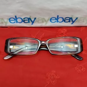 VERSACE 3052-B 163 Havana Brown 50¤16 135 Rectangle Eyeglasses "Frames Only" - Picture 1 of 24