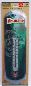 "Winchester Horse/Rider Green"" Termometro in latta nostalgico di Rivers Edge Products" - Foto 1 di 5