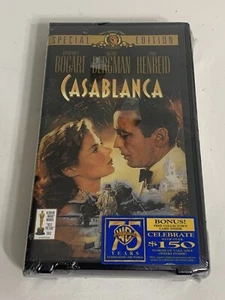 NEW Casablanca VHS, 1998, Special Edition - Clamshell Case Humphrey Bogart - Picture 1 of 5