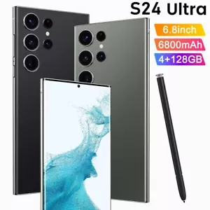 NEW S24 Ultra Unlocked 128GB Smartphone 5G Android 6800mAh Dual SIM Mobile 2025 - Picture 1 of 18