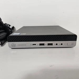 HP ProDesk 600 G3 Mini PC+ Power Supply | Intel i5 7th Gen | 8GB Ram | No HDD S2 - Picture 1 of 7