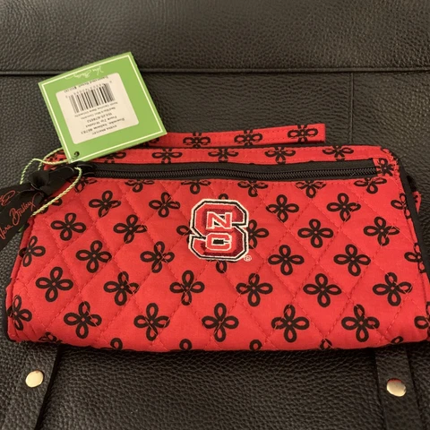 NC State Wolfpack Zip-Wristlet Wallet made by Vera Bradley Cover