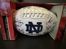 2012 Team Signed Notre Dame Fighting Irish NCAA Football MANTI TE’O