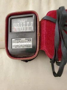 VTG Weston Model 853 Light Exposure Meter w/ Leather Case Great Cond. - Picture 1 of 3