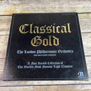 Classical Gold London Philharmonic 4 LP boxed set Ronco VG + - Picture 1 of 8