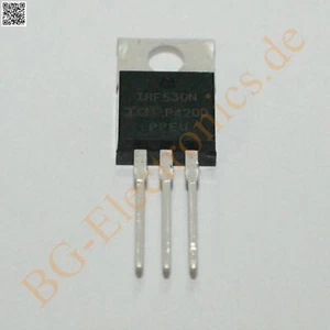5 x IRF530N N-channel Power Transistor 0,11Ω  100 Internati TO-220 5pcs - Picture 1 of 1