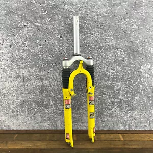 Vintage Rock Shox Judy SL Fork Yellow Cantilever 1 1/8 Threadless 26 Cartridge - Picture 1 of 24