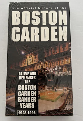 NEW Vintage 1994 Boston Celtics Banner Years 1928-95 VHS History Celtics Bruins - Image 1 of 2