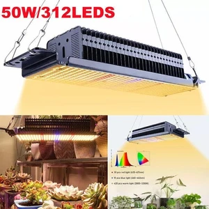 LED Vollspektrum Pflanzenlampe 50W Gewächshaus Lampe Grow Light Wachstumslicht~ - Bild 1 von 16