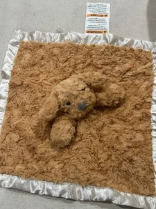 Cloud Island Brown Puppy Dog Security Blanket - Bild 1 von 9