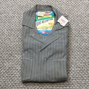 Vintage 60s Key Imperial Coveralls Mens Medium 36 Denim HBT Workwear USA Made - Picture 1 of 14