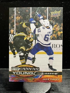 Jack Finley #C-117 2025-26 Upper Deck UD Canvas Tampa Bay Lightning - Imagen 1 de 2