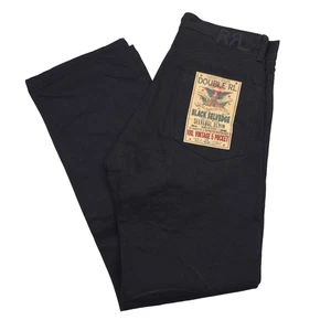 RRL Double RL 5-Pocket Wide Straight Black Selvedge Jeans Herren Größe 33 x 32 - Bild 1 von 13