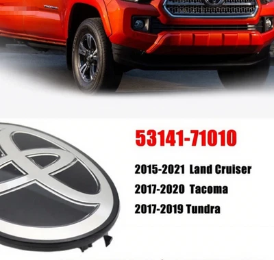 For Toyota Tacoma Tundra Land Cruiser 2016 2017-2019 Front Grill Radar Emblem US Foto 1 de 4