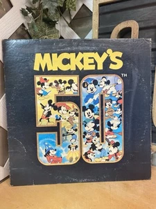 Mickey’s 50TH LP 1978 Ovation 1P 6887 Walt Disney Productions G/G - Picture 1 of 4