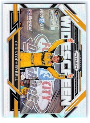 2023 Panini Prizm #WS10 Christopher Bell Widescreen Silver Holo Prizm - Image 1 of 2