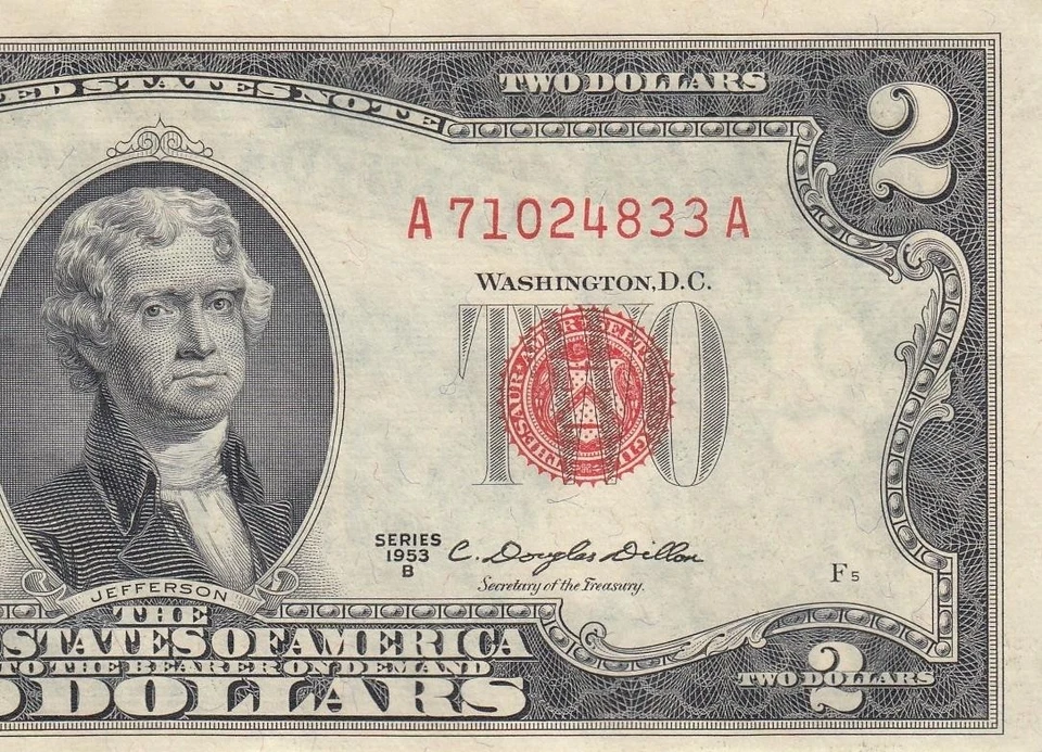 1953-B UNITED STATES TWO DOLLARS $2 "A" (( GEM UNC )) - Image 1 of 4