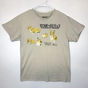 Cowboy Bebop Ein Corgi Anime T-Shirt M Funimation Sunrise Beige 2019 Official - Bild 1 von 6