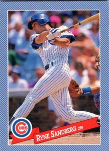 Tarjeta de béisbol 1993 Hostess #2 Ryne Sandberg Chicago Cubs Salón de la fama - Imagen 1 de 2