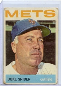 1964 Topps Duke Snider New York Mets #155 ⭐️💥🎯  G - Picture 1 of 2