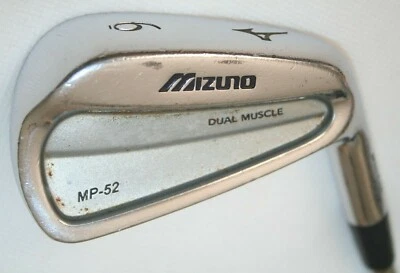 Mizuno MP-52 6 iron with True Temper Dynamic Gold R300 regular flex shaft +1/2" - Image 1 of 4