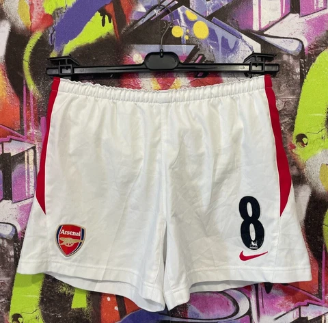 Arsenal FC Ljungberg #8 2002 2003 2004 Home Football Soccer Shorts Nike Mens S Cover