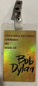 BOB DYLAN 1992 Tribute TOM PETTY & HB Guest Laminated Backstage Pasa - Picture 1 of 2