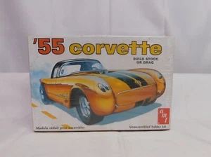 AMT #T287 1955 '55 CORVETTE VINTAGE 1:25 SCALE MODEL KIT SEALED - Picture 1 of 5
