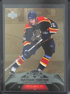2007-08 Upper Deck Black Diamond Gold #36 Nathan Horton No 7 of 10