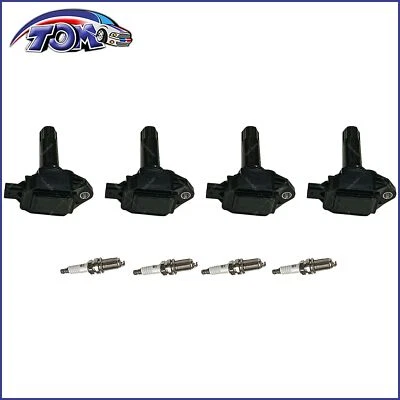 4X Bobina de encendido y bujía de iridio para Subaru Forester UF724 2014-2016 Foto 1 de 4