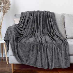 Super Soft Fleece Throw Blanket for Couch Sofa Bed Chair Lightweight Microfiber - Picture 1 of 139