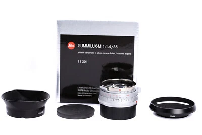 LEICA  Summilux-M  1:1,4/35mm Asph. ART 11301 - silbern -   * Fotofachhändler * - Bild 1 von 4