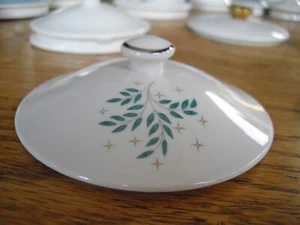 Hojas Turquesa Líricas China Siracusa De Colección 3 3/4" TAPA ~ - Imagen 1 de 4