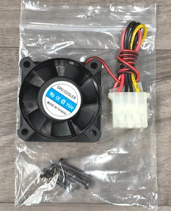 Sunon KD1205PHS2 50x15mm 5cm 4-Pin Case Heatsink Cooling Fan 12V 4700 RPM - Photo 1/3
