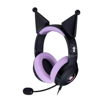 New Razer x Sanrio Kuromi Kraken V3 X Wired Headset Headphone Limited Edition - Bild 1 von 4