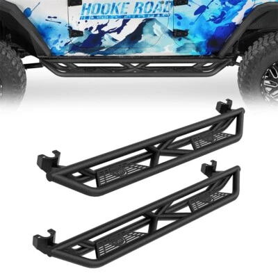 Off-Road Side Step Nerf Bar Running Board Steel Fit Jeep Wrangler JK 07-18 4-Dr Foto 1 de 4